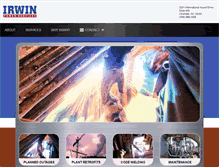 Tablet Screenshot of irwinindustries.com